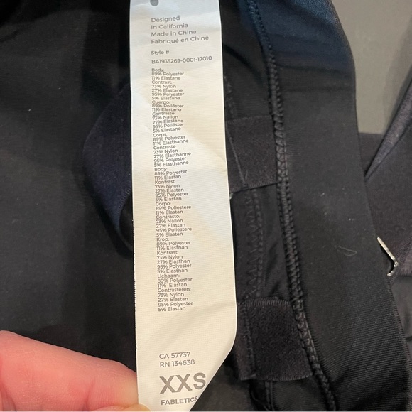 Fabletics Belle High Impact Sports Bra NWT XXS - Picture 11 of 13